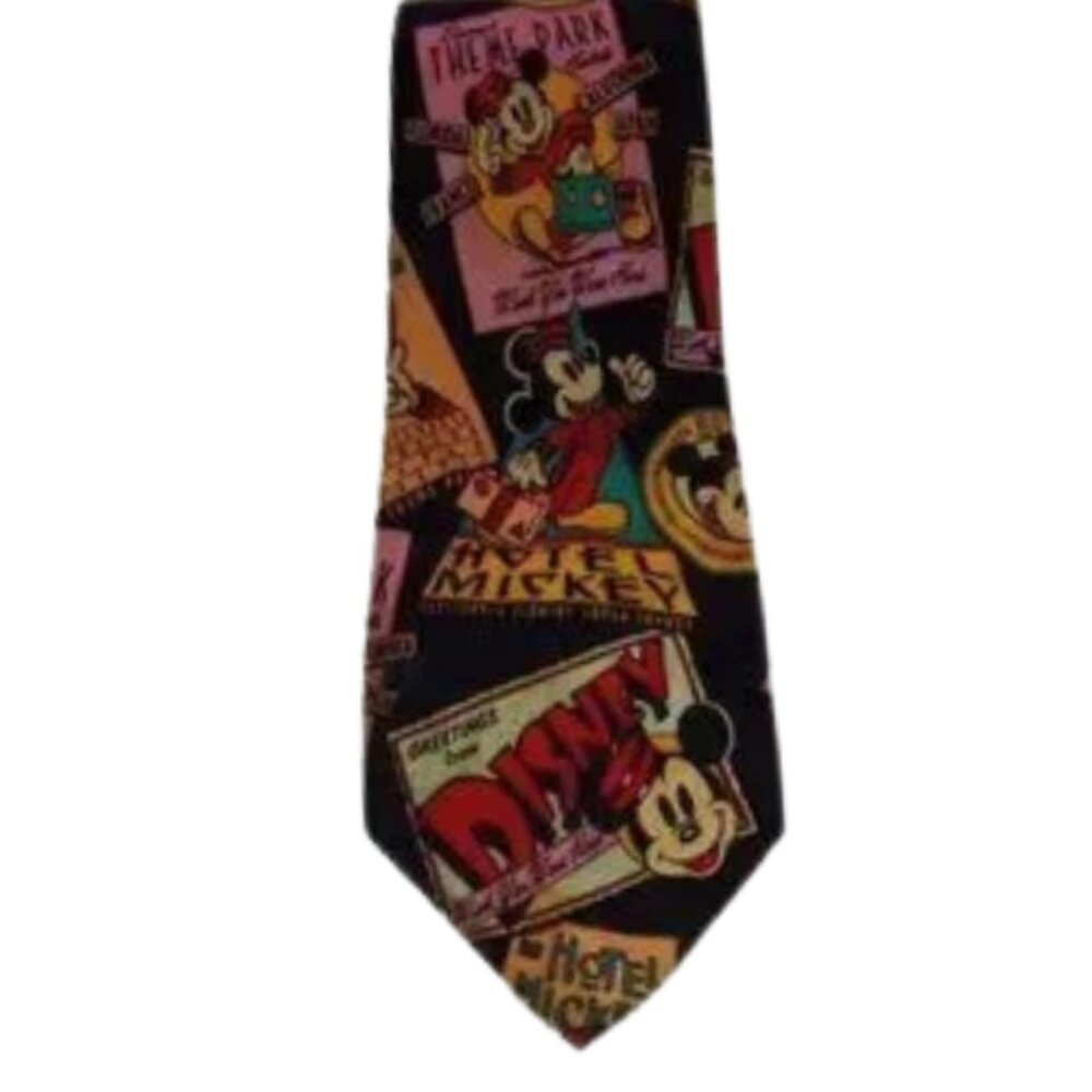 DISNEY Mickey Mouse Vintage Silk Tie